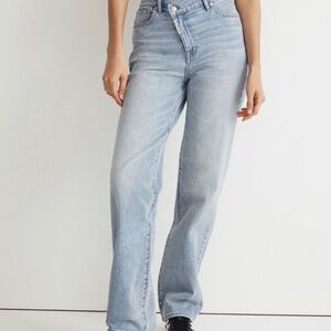 Madewell x Molly Dickson Crossover Baggy Straight Jeans